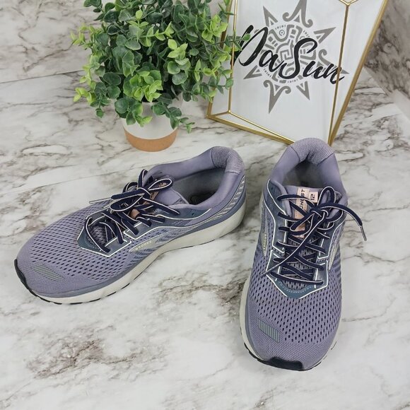 Brooks Shoes - Brooks Ghost 12 Running Shoes Women size 11 Lavender Neutral Reflective